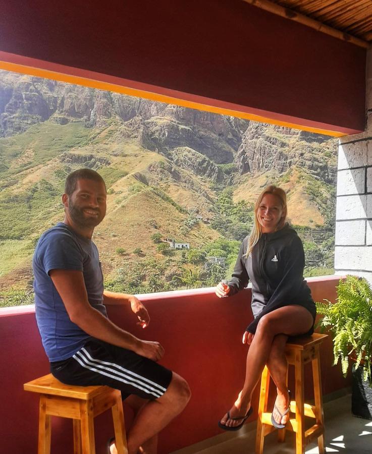 Bed and Breakfast Casa Familiar Por Do Sol Ribeira Grande Esterno foto